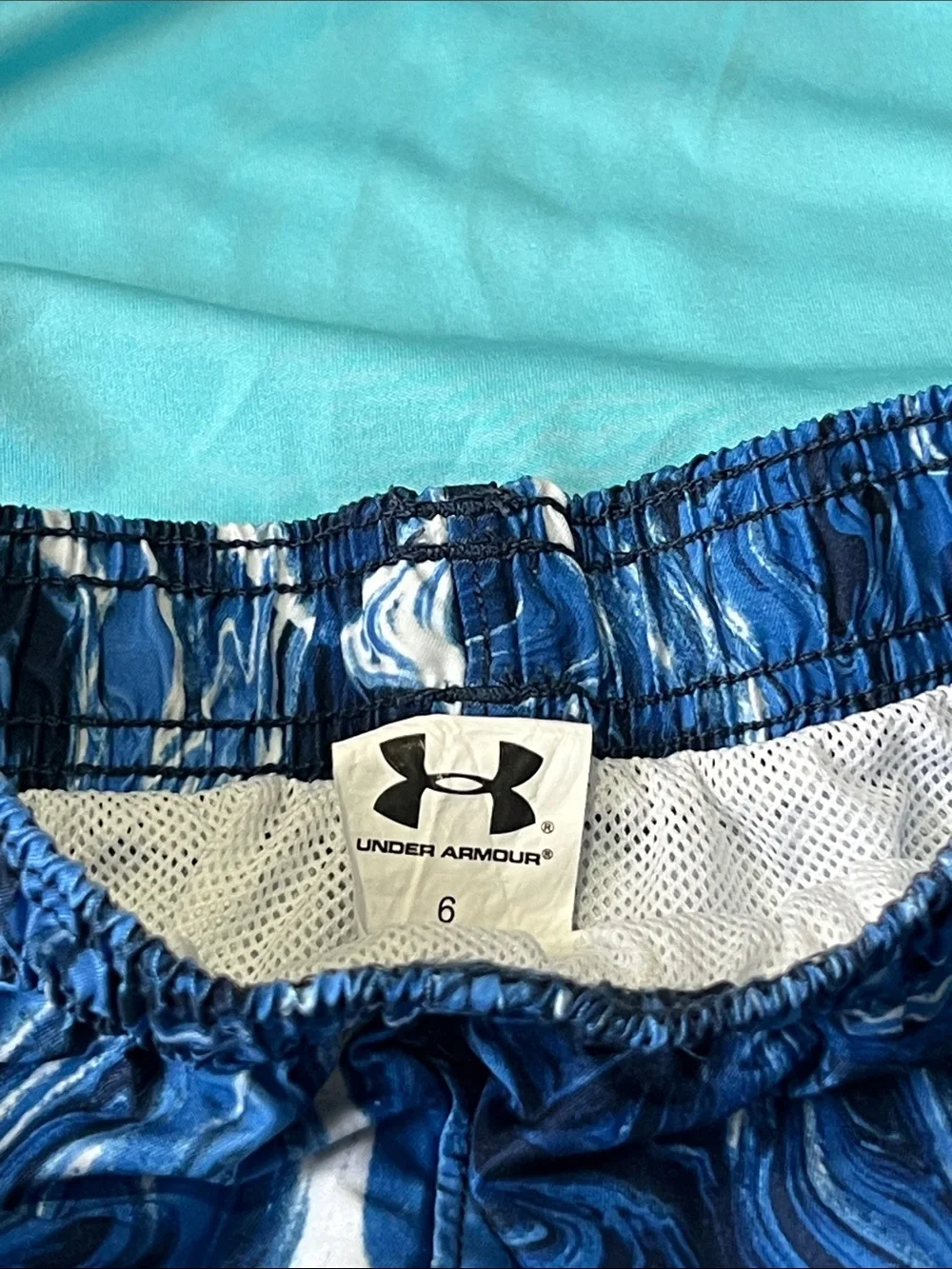 Under Armour Boys' Orange & Aqua Swim Sets